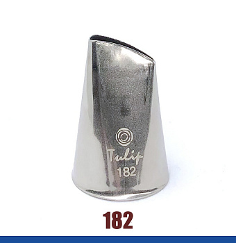 Кондитерская насадка 182 Tulip, Корея, прямой лепесток с округлой прорезью 16 мм