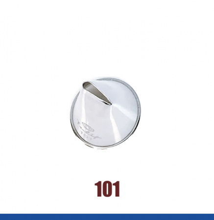 Кондитерская насадка 101 Tulip прорезь 7 мм, лепесток прямой малый