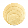 Поднос под торт Золото (cakeboard) Ø 200-400 мм | толщина 12 мм