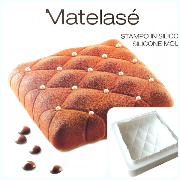 Силиконовая форма 3D для муссового торта | Мателас 145*145 мм
