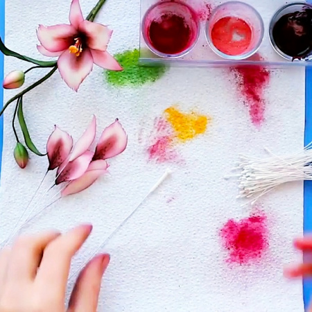 Пищевой краситель цветочная пыльца Голубая 5 гр.