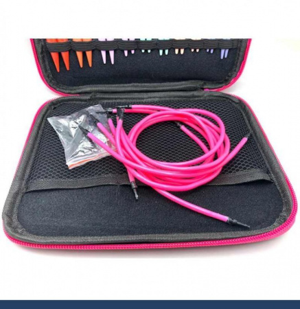 Вязальные спицы съёмные 10 пар, диаметр 3.75-10 мм, Подарочный набор-органайзер