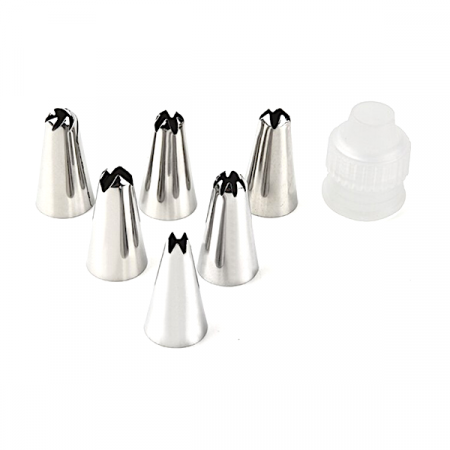 Набор кондитерских насадок 8 шт (7+1) | Эконом