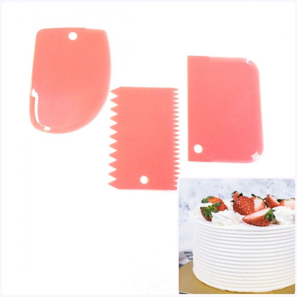 Кондитерские скребки | набор 3 шт