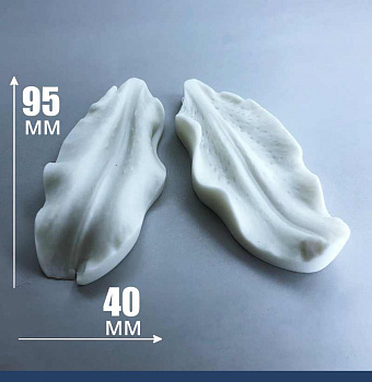 Молд силиконовый (вайнер) лепесток Лилии большой, комплект 2 шт (95•40 мм) fsl-007