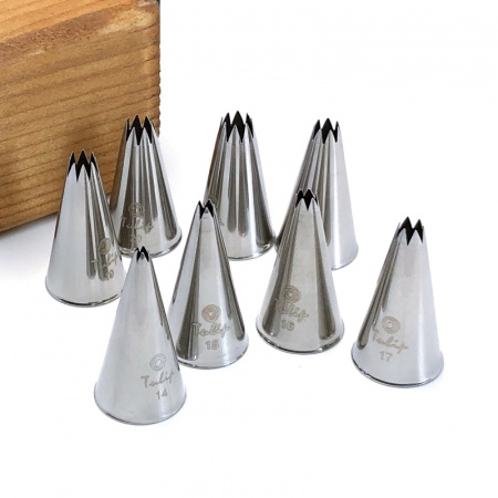 Кондитерская насадка открытая звезда №16 Tulip™ мини размер (diam. 3.5 mm; 6 лучей)