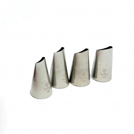 Кондитерская насадка 120 Tulip прорезь 12 мм, лепесток розы изогнутый