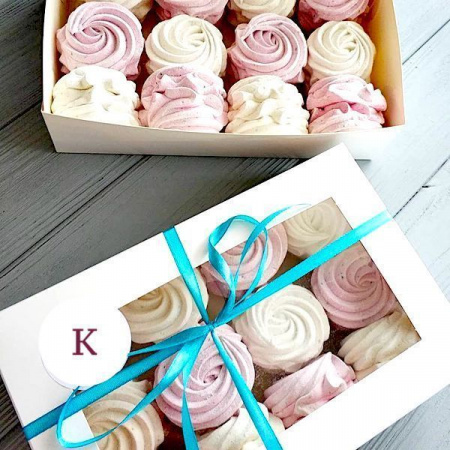 Кондитерская упаковка 28*16*5 см Зефир | КРАФТ упак. 5-25 шт