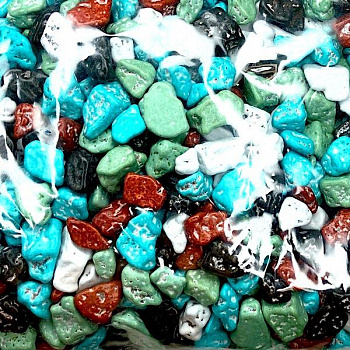 Мягкое шоколадное драже конфеты Камешки 0.1 - 3 кг